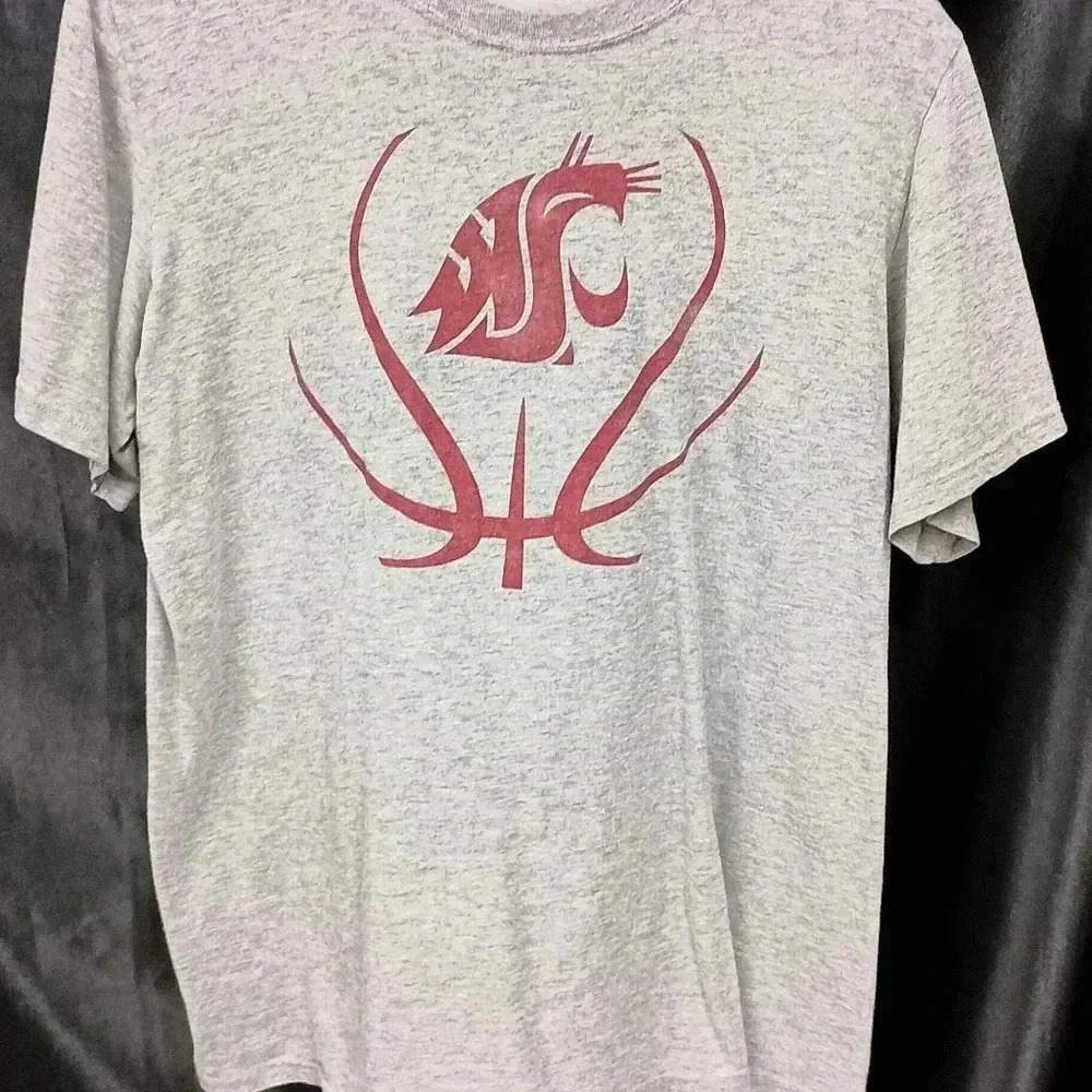 Gray crew neck extra large women's Washington State University t-shirt